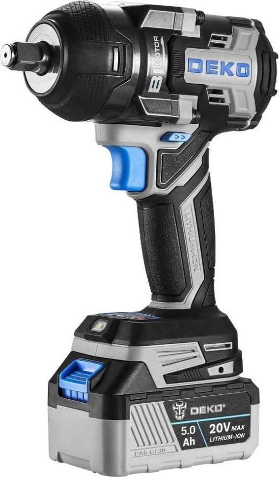 Гайковерт Deko ZKIS20 Pro Max 083-1089 (с 1-им АКБ, кейс)