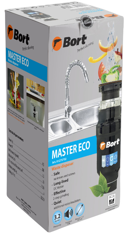 Измельчитель пищевых отходов BORT Master Eco