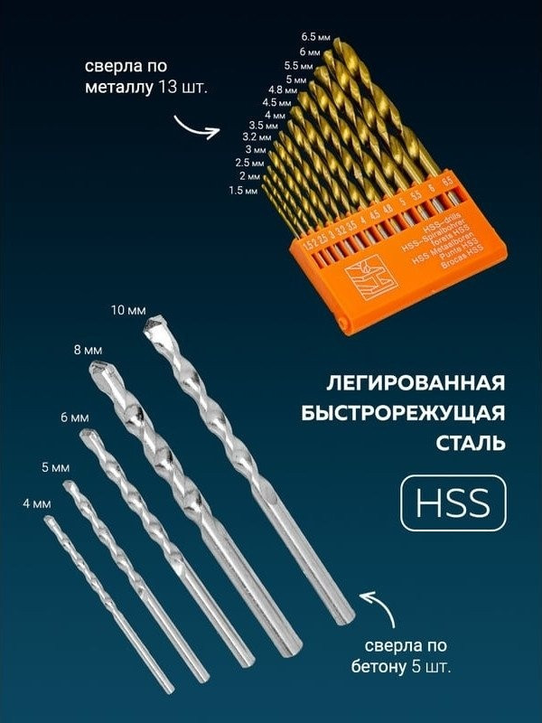 Универсальный набор инструментов ISMA ISMA-38841DS (216 предметов)