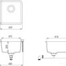 Кухонная мойка AquaSanita Arca SQA 101 111 W silica