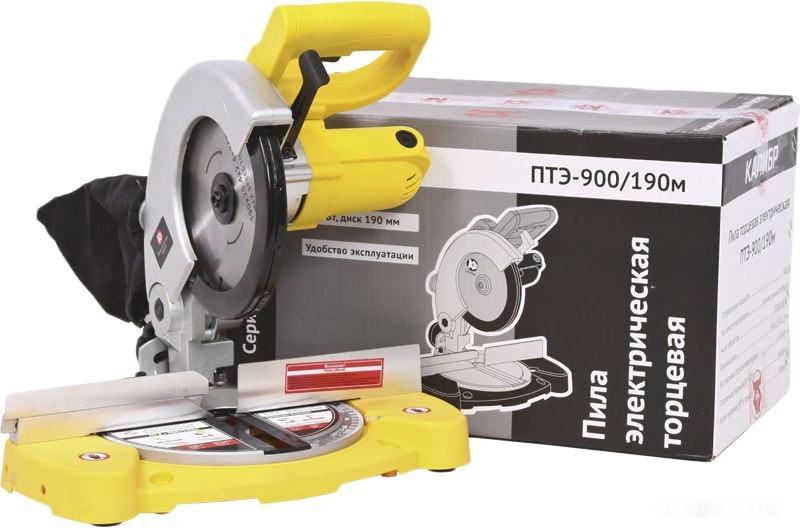 Торцовочная пила Калибр Мастер ПТЭ-900/190м