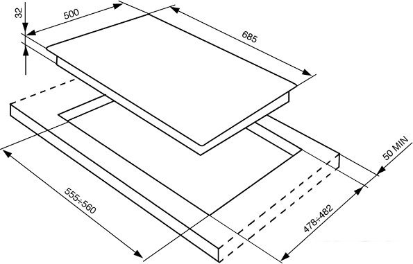 Варочная панель Smeg SR775AO