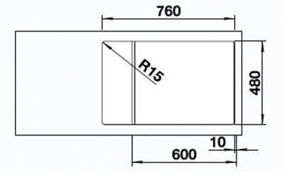 Кухонная мойка Blanco ZIA XL 6S Compact Silgranit (Black)