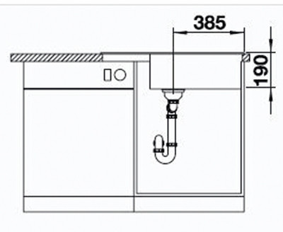 Кухонная мойка Blanco ZIA XL 6S Compact Silgranit (Black)