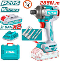 Total TCKLI20272 (шуруповерт, винтоверт, 2 АКБ, кейс)