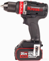 Дрель-шуруповерт Kress KU124 (с 2-мя АКБ, кейс)