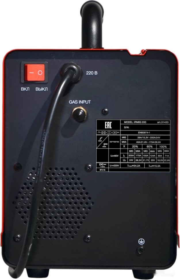 Сварочный инвертор FUBAG IRMIG 200 (с горелкой FB 250)