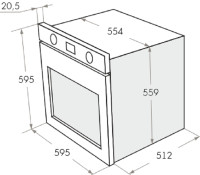 Духовой шкаф Maunfeld EOEH 5811W