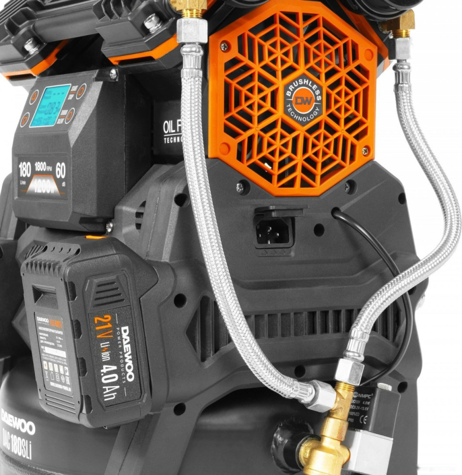 Компрессор Daewoo Power DAC 180S Li (с 2-мя АКБ)