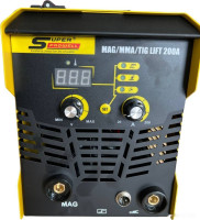 Сварочный инвертор Super Prowell MAG/MMA/TIG Lift 200А (5 кг, без газа, съемный рукав)
