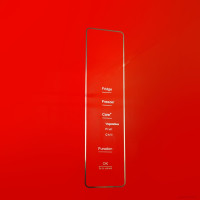 Четырёхдверный холодильник CENTEK CT-1744 Red