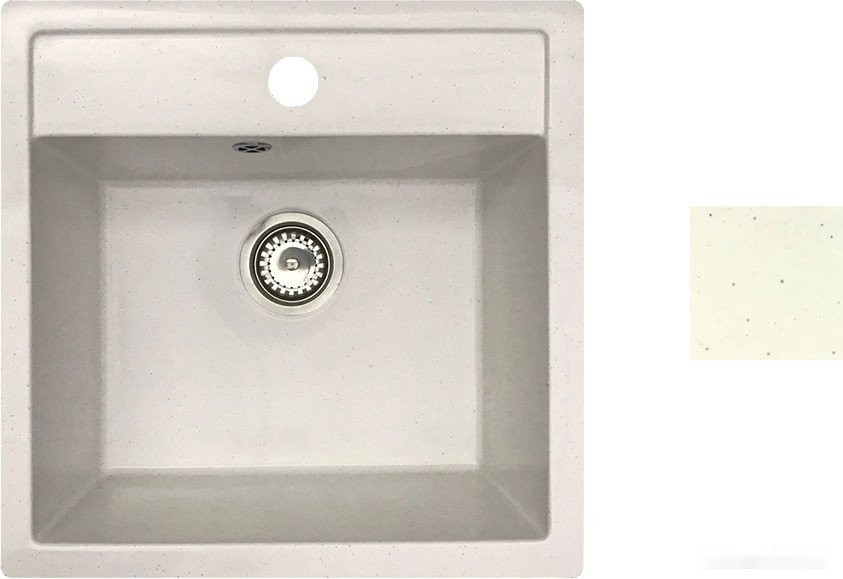 Кухонная мойка БелЭворс Rio (белый, без сифона)