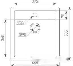 Кухонная мойка Zigmund & Shtain Platz 465 (швейцарский шоколад)