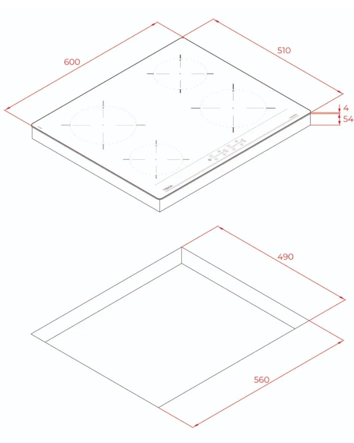 Варочная панель Teka IBC 64000 TTC (черный)