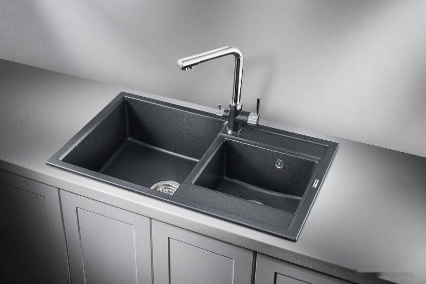 Кухонная мойка Granula GR-8201 (шварц)