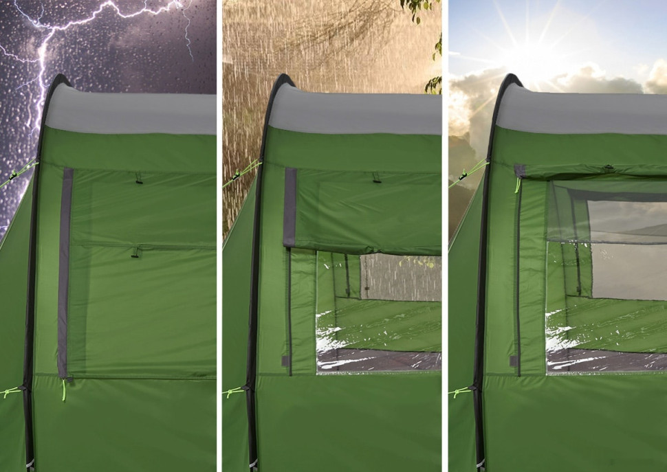 Палатка TREK PLANET Vario Nexo 4 (зеленый)