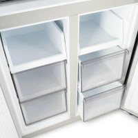 Холодильник Hyundai CM45043F черная сталь