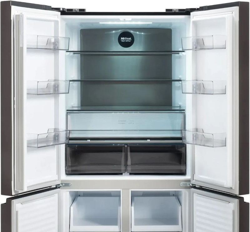 Холодильник Hyundai CM45043F черная сталь