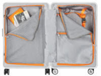 Чемодан DoubleW 005# (M, белый)