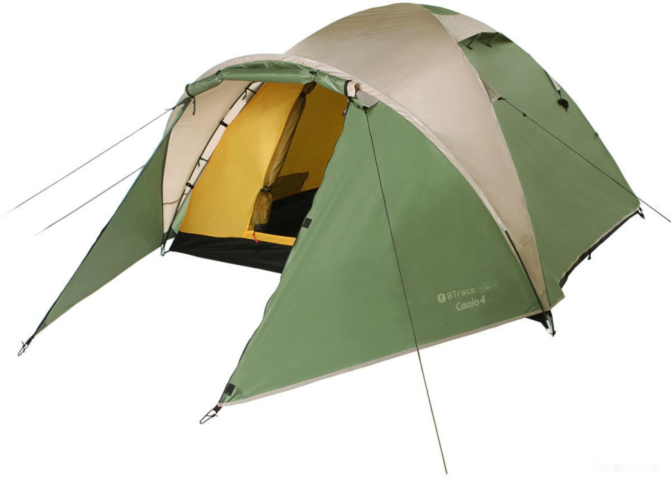 Палатка BTrace Canio 3 (песочный/зеленый)