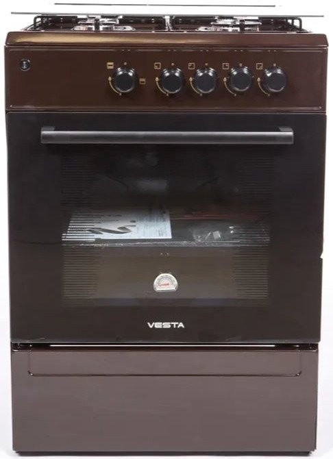 Плита Vesta Bergamo VGG 10-G (коричневый)