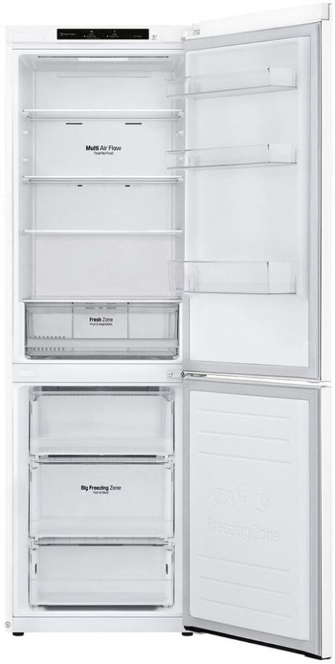 Холодильник с нижней морозильной камерой LG DoorCooling GW-B459SQLM