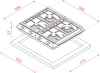 Варочная панель Teka EX 60.1 4G AI AL CI