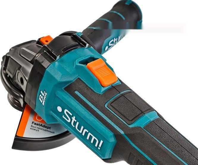 Угловая шлифмашина Sturm CAG18125BLE (с 1-им АКБ, кейс)