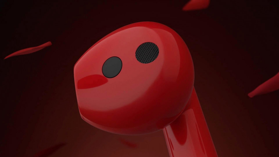 Наушники Huawei FreeBuds Lipstick (красный)