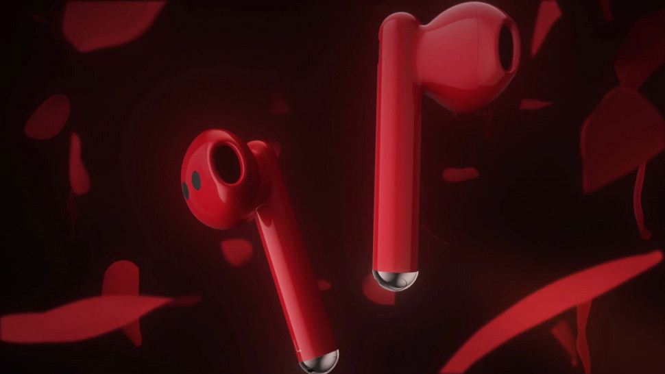Наушники Huawei FreeBuds Lipstick (красный)