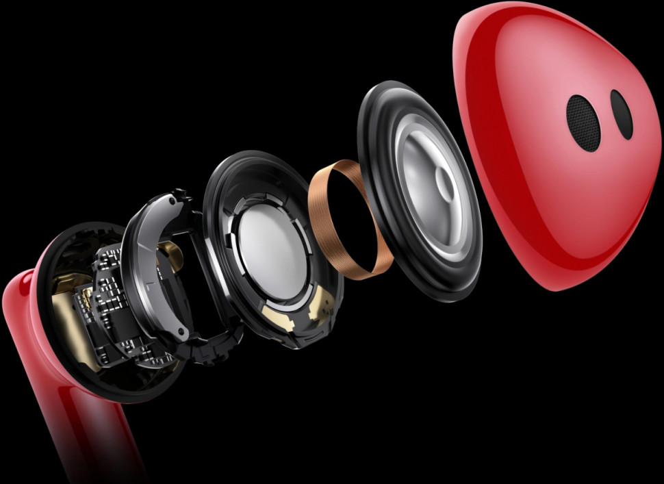 Наушники Huawei FreeBuds Lipstick (красный)