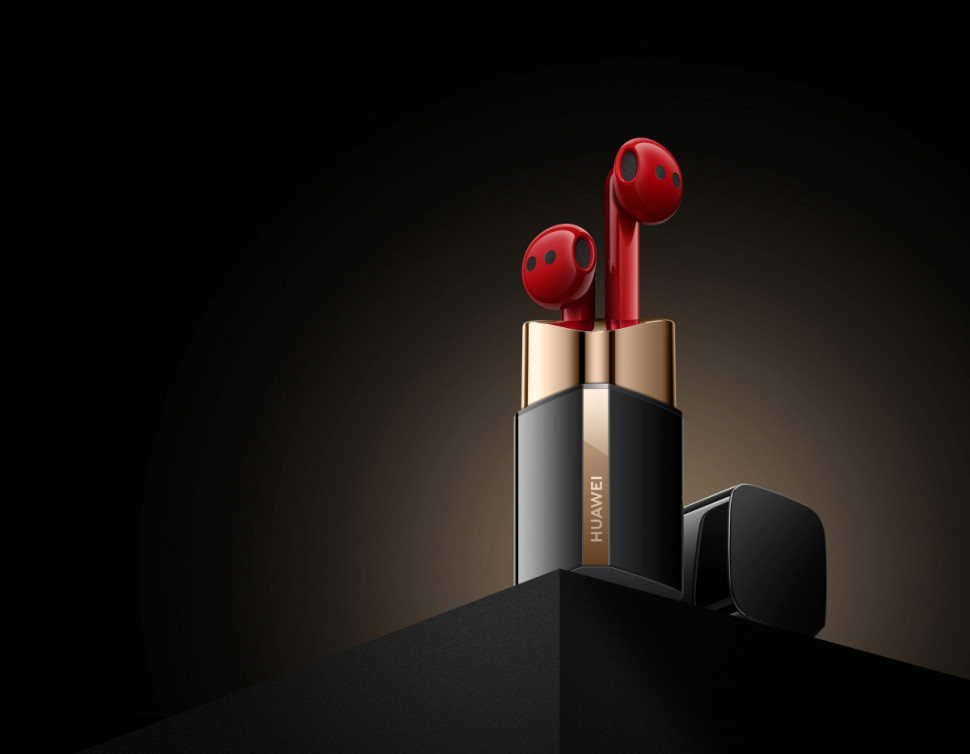 Наушники Huawei FreeBuds Lipstick (красный)