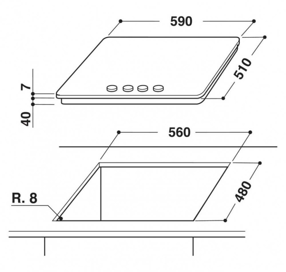 Варочная панель Whirlpool GMWL 628/IXL EE