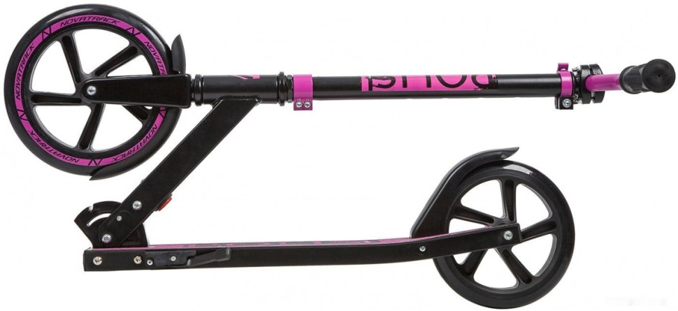 Самокат Novatrack Polis 230 Pro 230.POLIS.VT20 (черный/фиолетовый)