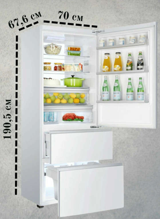 Многодверный холодильник HAIER A3FE742CGWJRU