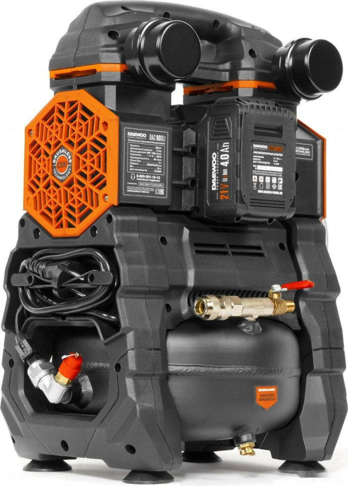 Компрессор Daewoo Power DAC 90S Li (с 2-мя АКБ)