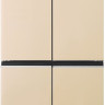 Четырёхдверный холодильник CENTEK CT-1745 Beige