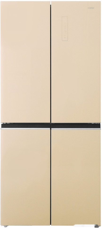 Четырёхдверный холодильник CENTEK CT-1745 Beige