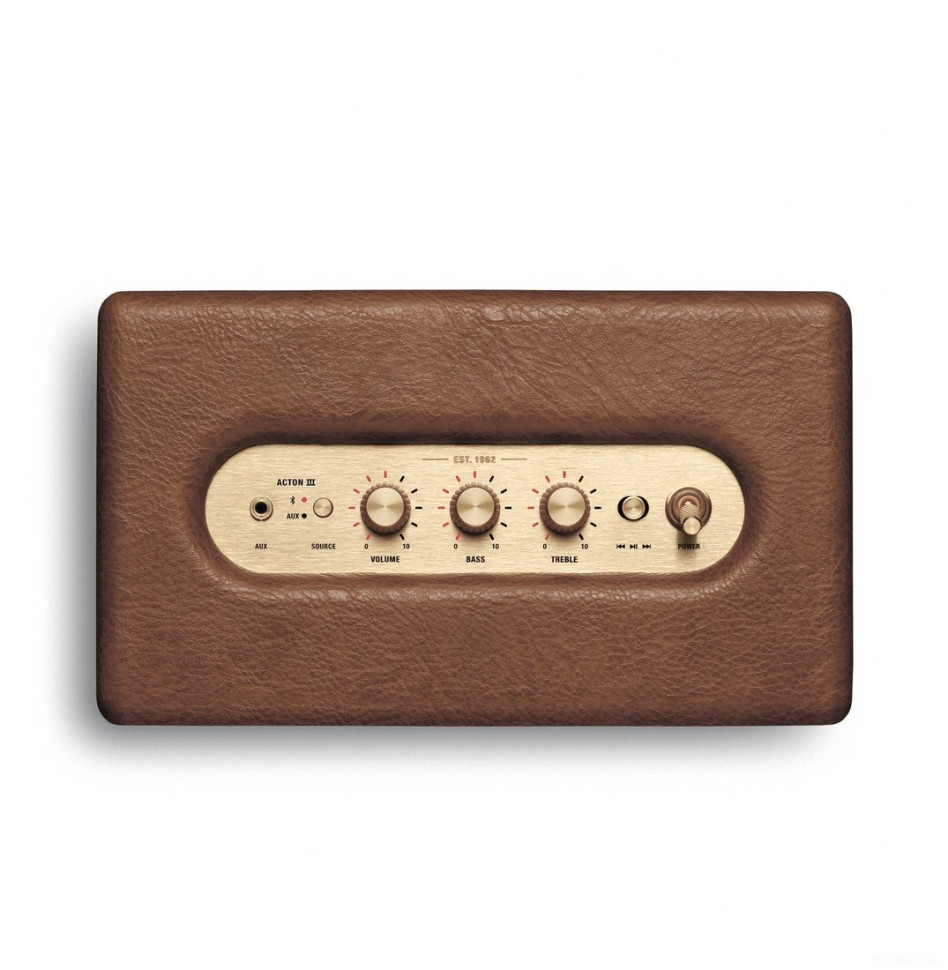 Портативная акустика Marshall Acton III (коричневый)