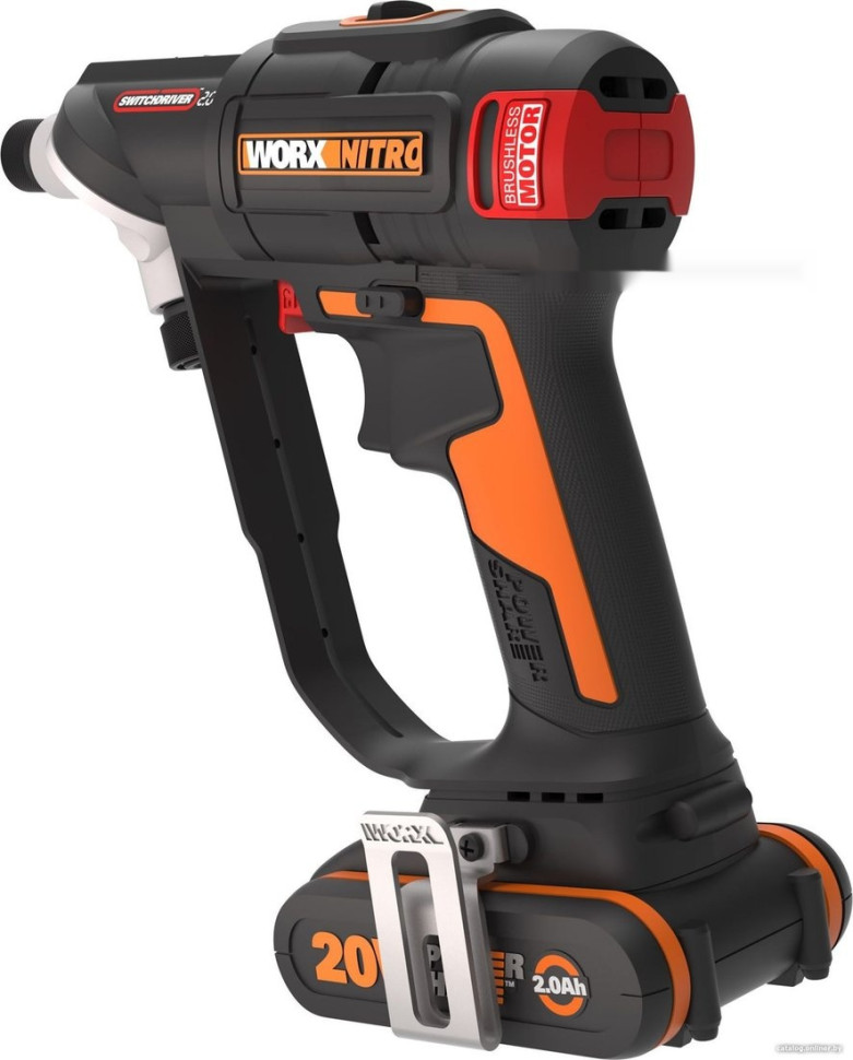 Дрель-шуруповерт Worx Switchdriver 2.0 WX177 (с 1-им АКБ, кейс)