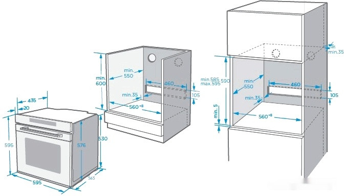 Духовой шкаф Weissgauff EOM 731 PDBX
