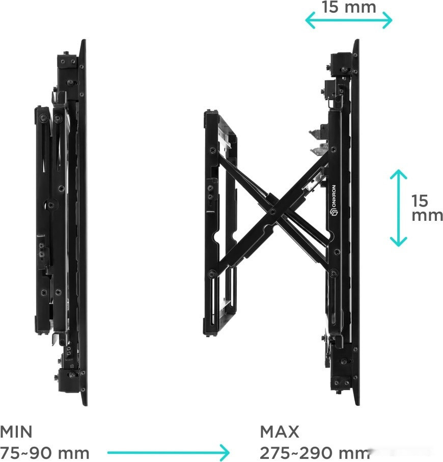 Кронштейн Onkron PRO7G (черный)