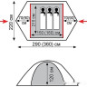 Палатка Tramp Peak 3 v2 (зеленый)