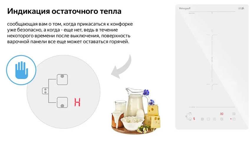 Варочная панель Weissgauff HI 32 WFZC