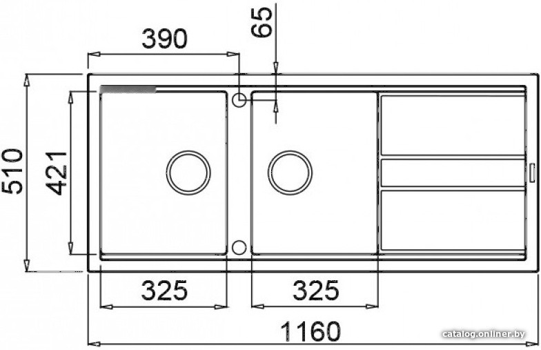 Кухонная мойка Elleci Best 500 K96 White