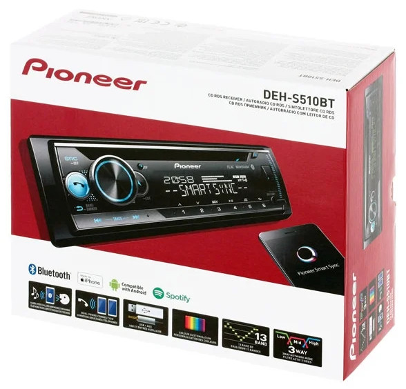 Автомагнитола Pioneer DEH-S510BT