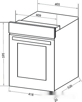 Духовой шкаф HOMSair OEM451BK