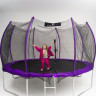 Батут Calviano Outside Master Purple 374 см - 12ft (внешняя сетка, с лестницей)