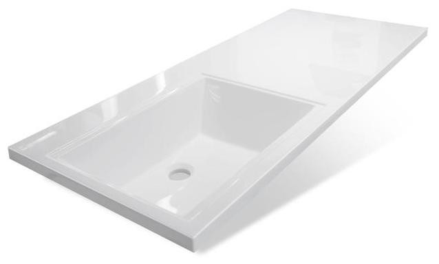 Умывальник Эстет Даллас 110, левая (белый)