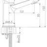 Умывальник Cersanit Carina 60В S-UM-CAR60/1 + 63034